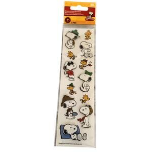 5/$25 Peanuts Dimensional Stickers Snoopy and Woodstock Set of 12 Unopened